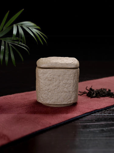 Tea Canister-Rustic Stoneware (small)