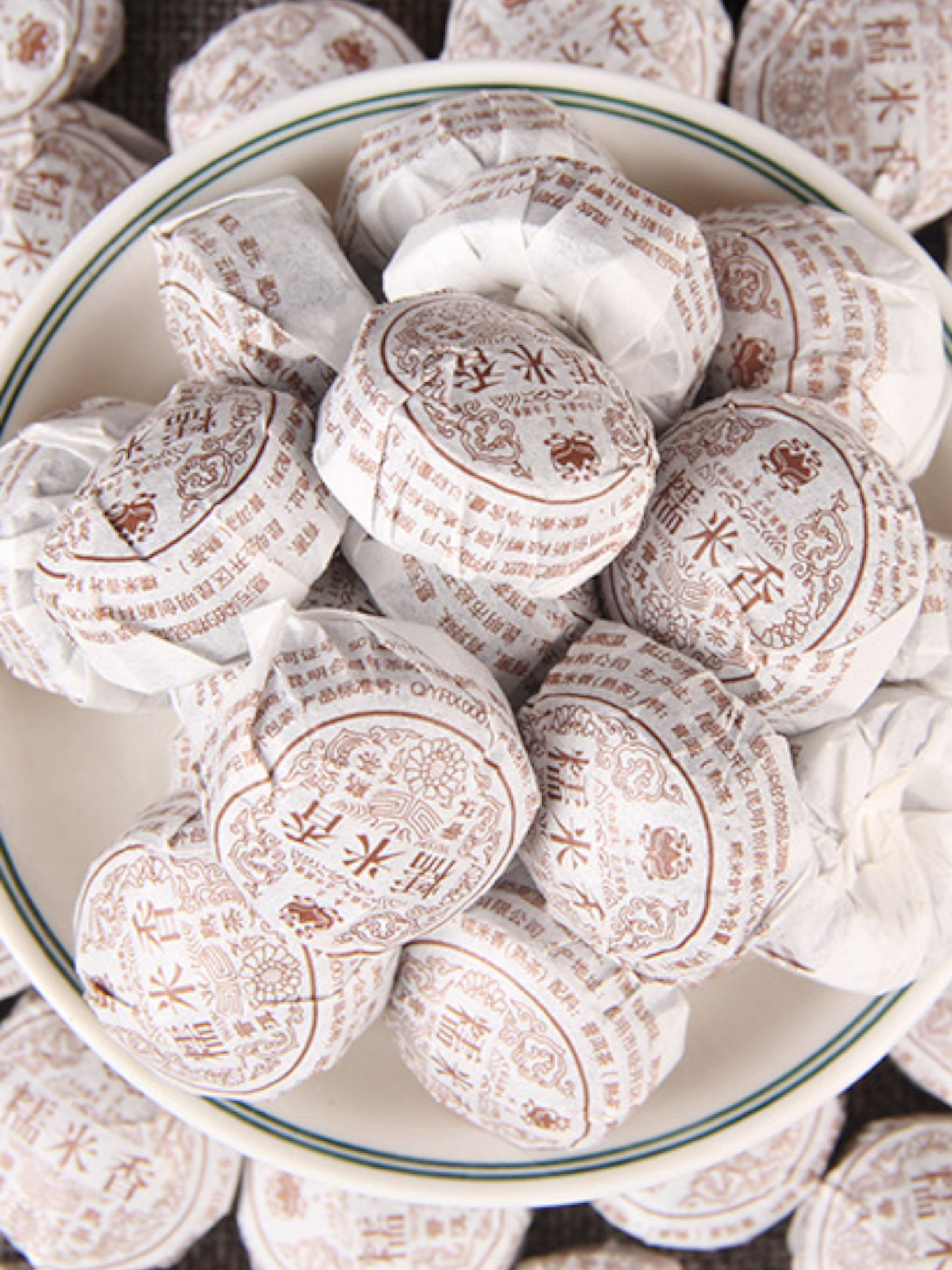 Pu-erh glutinous rice mini Tuocha - Ripened