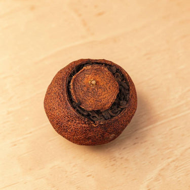 Pu-erh ripened in tangerine