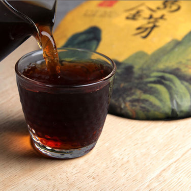 Pu-erh tea standard cake Bing Dao-ripened (357g)-2017