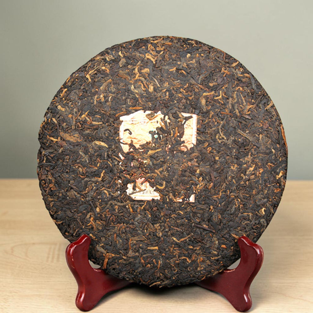 Pu-erh tea premium cake - ripened (400g)-2006