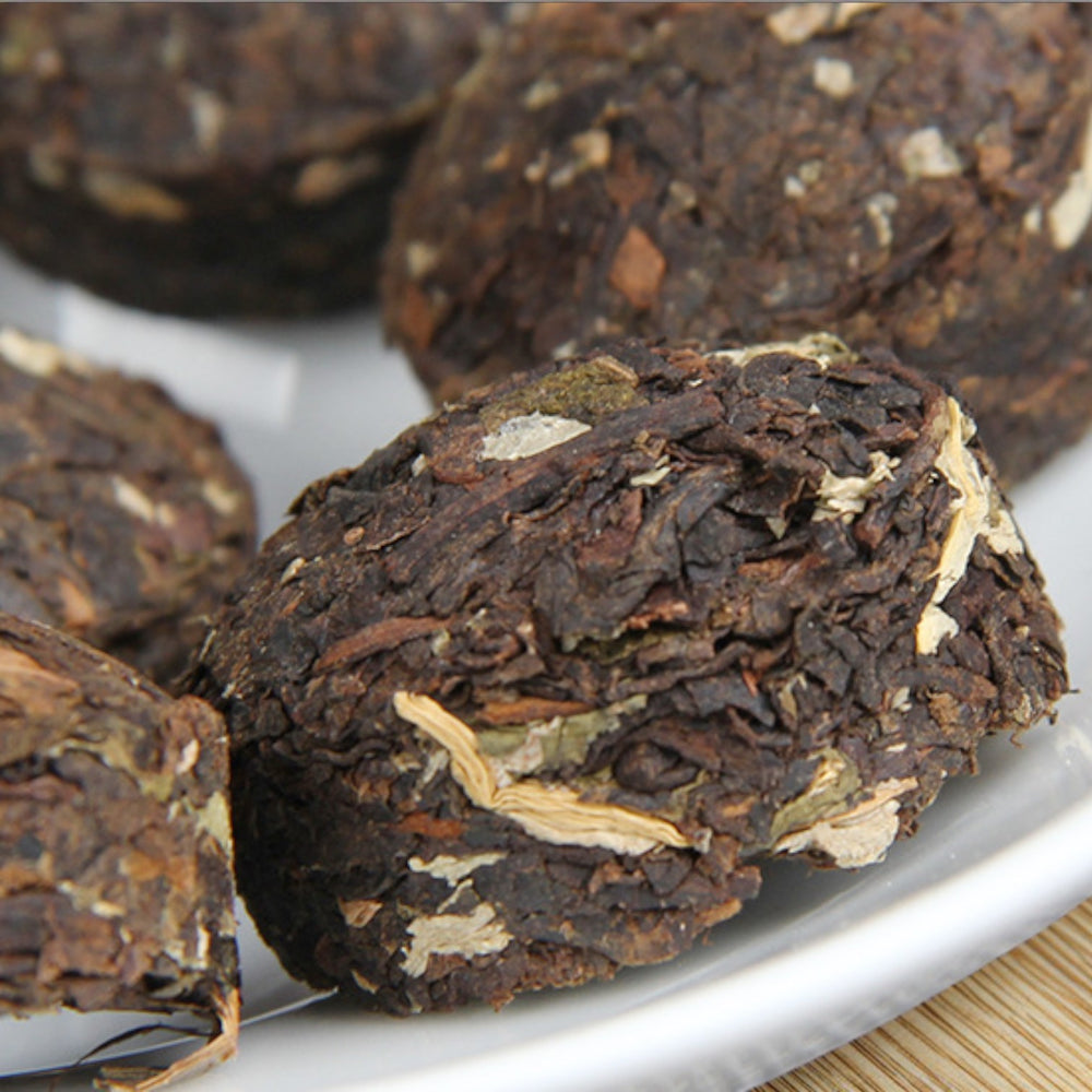 Pu-erh lotus mini tuocha ripened (Shou)