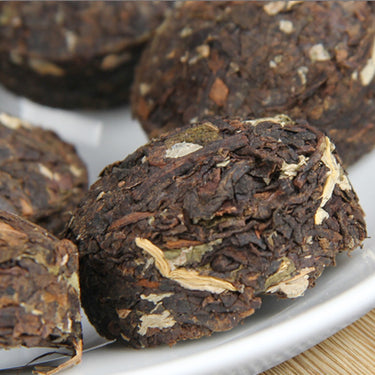 Pu-erh lotus mini tuocha ripened (Shou)