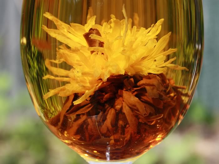 Chrysanthemum black tea