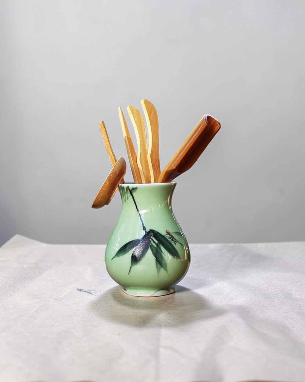 Cha Dao with ceramic holder B