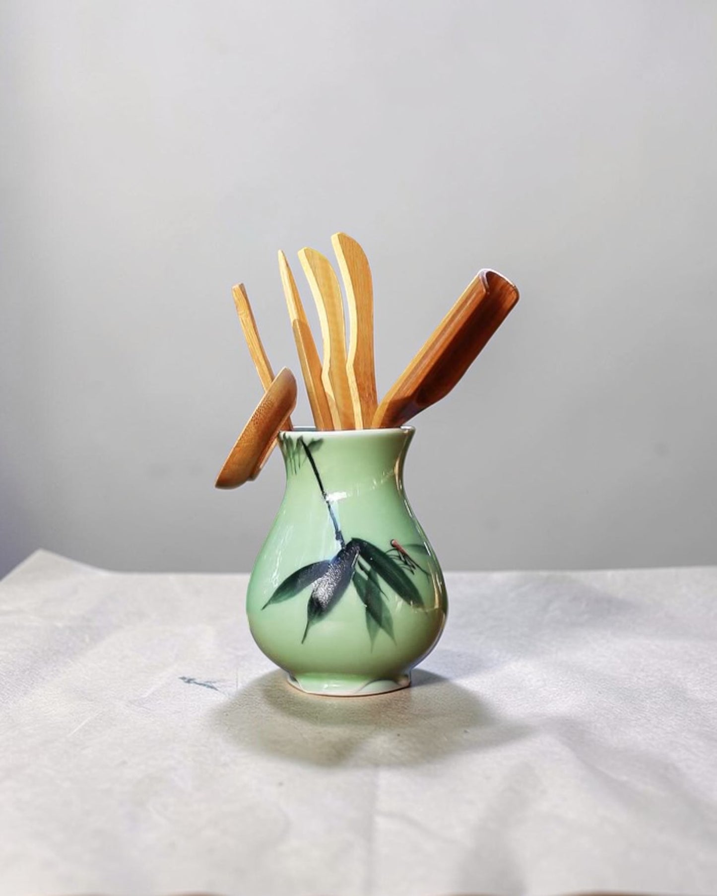 Cha Dao with ceramic holder B