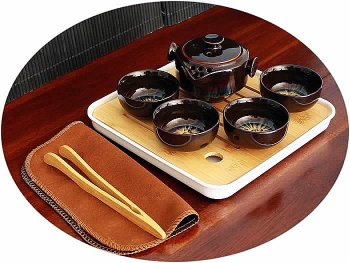Jun travel Gongfu tea set A
