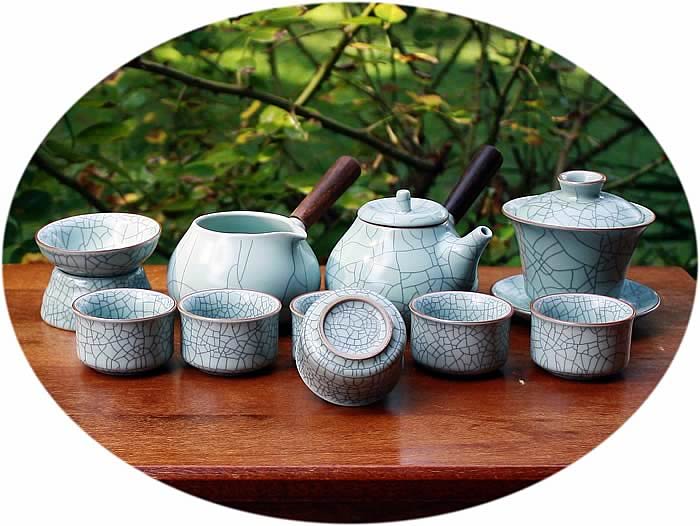 Ru Kiln Gongfu Chinese Tea Set G