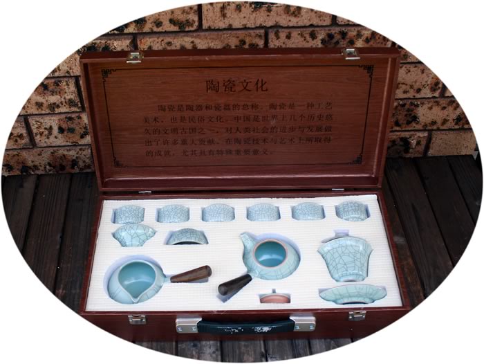 Ru Kiln Gongfu Chinese Tea Set G