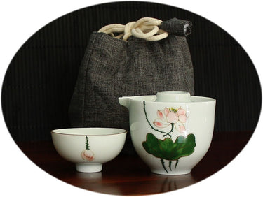 Chinese Gongfu tea set premium Qing Ci B