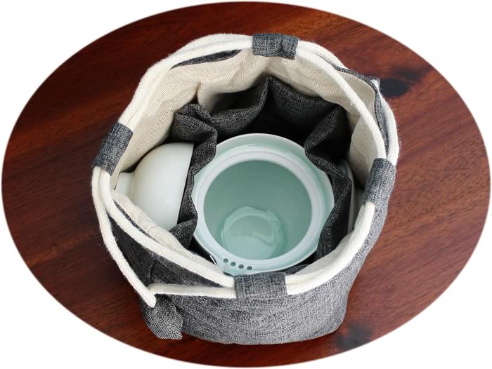 Chinese Gongfu tea set premium Qing Ci B