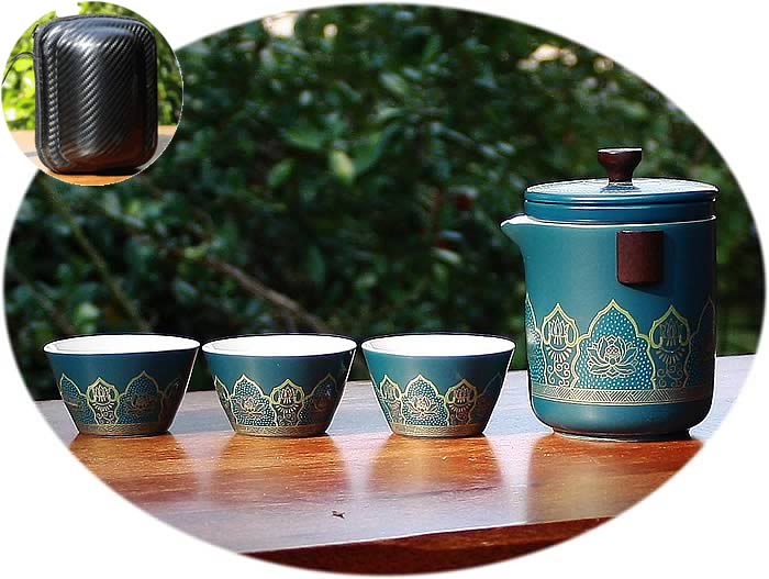 Travel Gongfu tea set Ji Lan A
