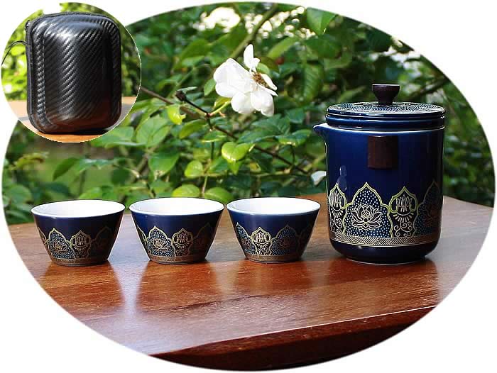 Travel Gongfu tea set Ji Lan B