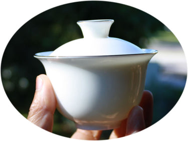 Travel Gongfu Gaiwan Tea Set – Butter Jade White