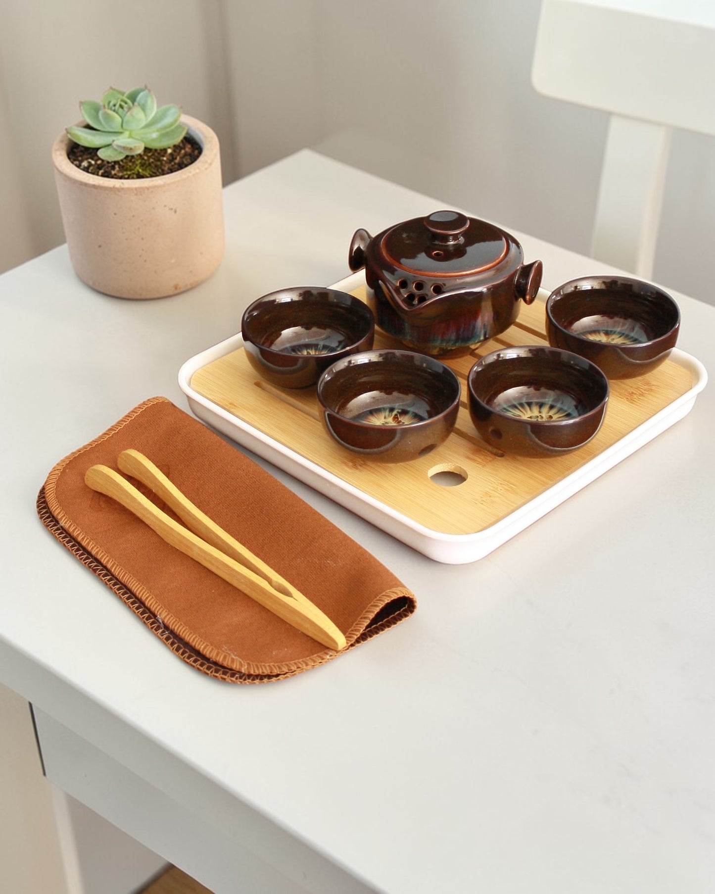 Jun travel Gongfu tea set A
