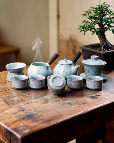 Ru Kiln Gongfu Chinese Tea Set G