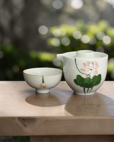 Chinese Gongfu tea set premium Qing Ci B