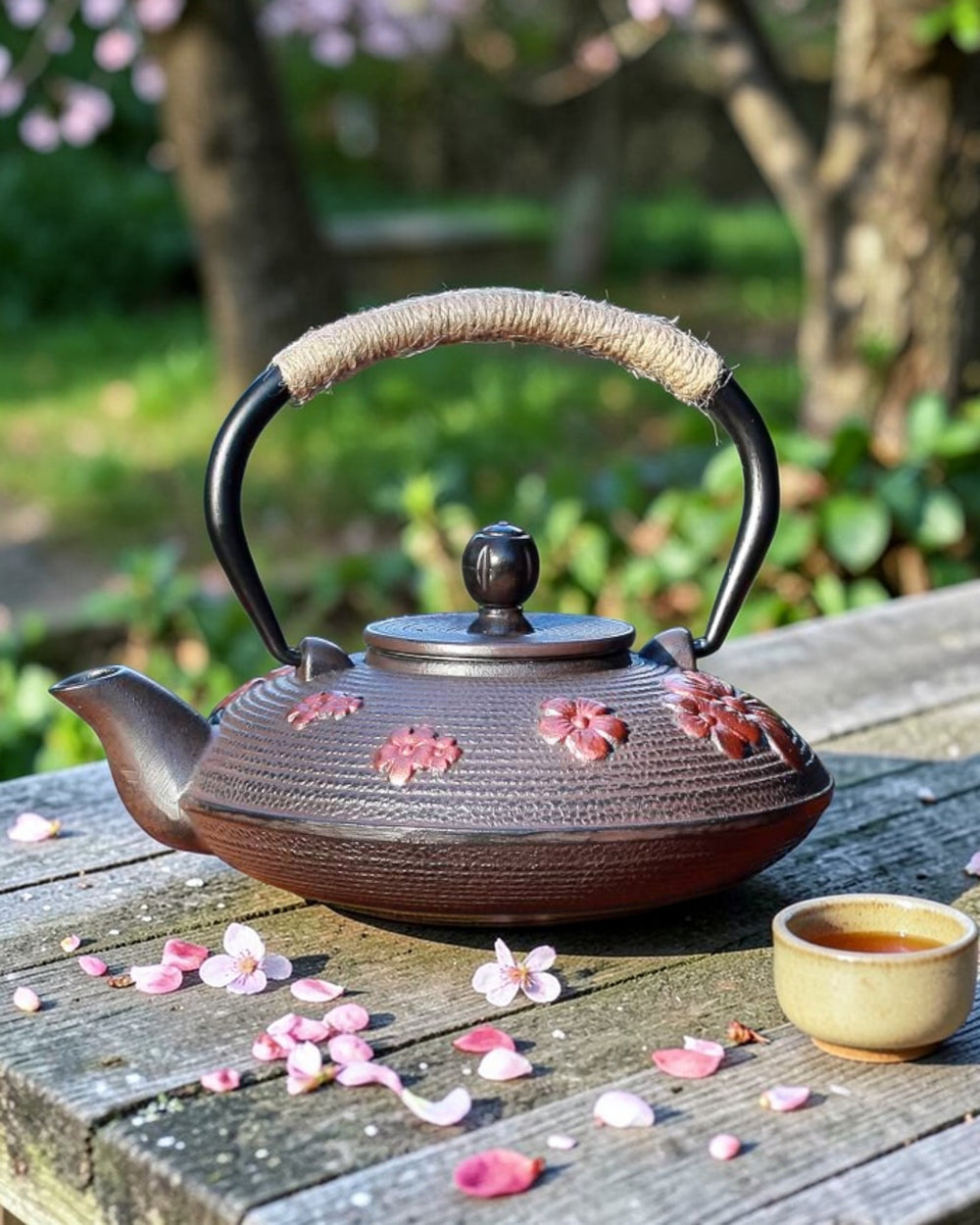 Cast iron teapot C