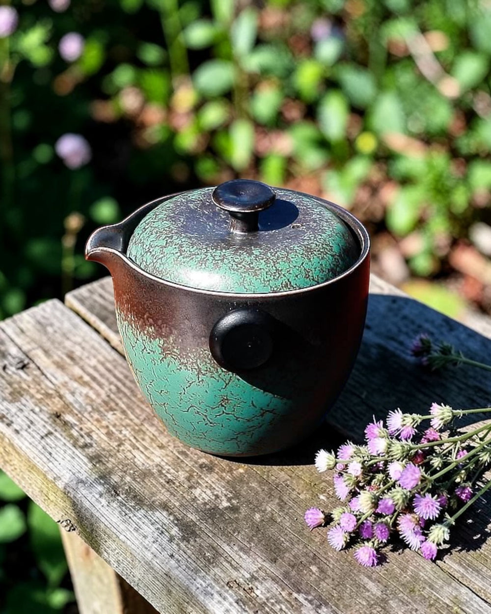Gongfu Teapot Green Marble A
