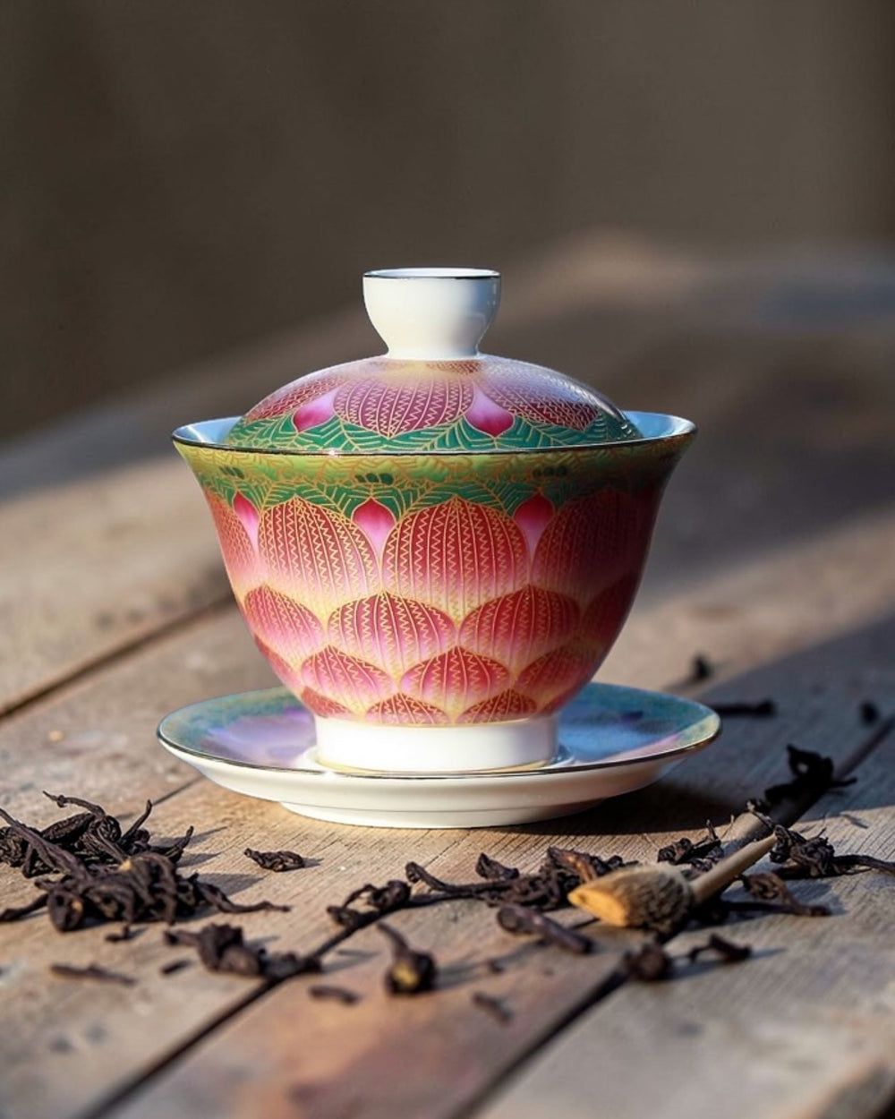 Gaiwan gold lined Falangcai