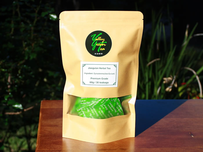 Jiaogulan (Gynostemma) in tea bags