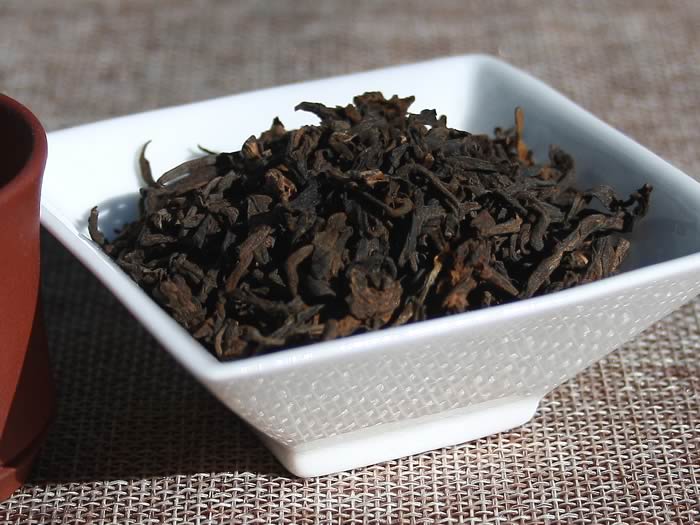 Liu Bao tea 2020 in basket