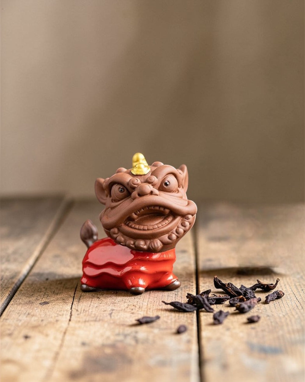 Zisha Tea Pet Awakening Lion