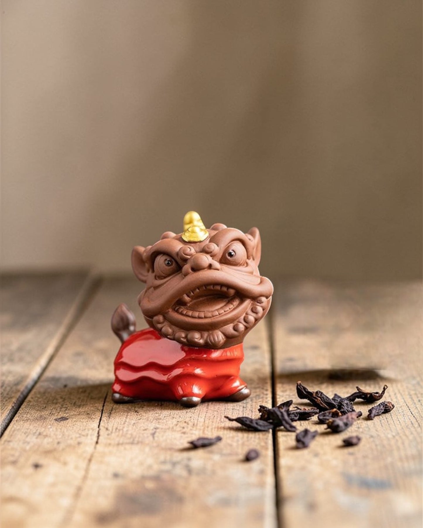 Zisha Tea Pet Awakening Lion