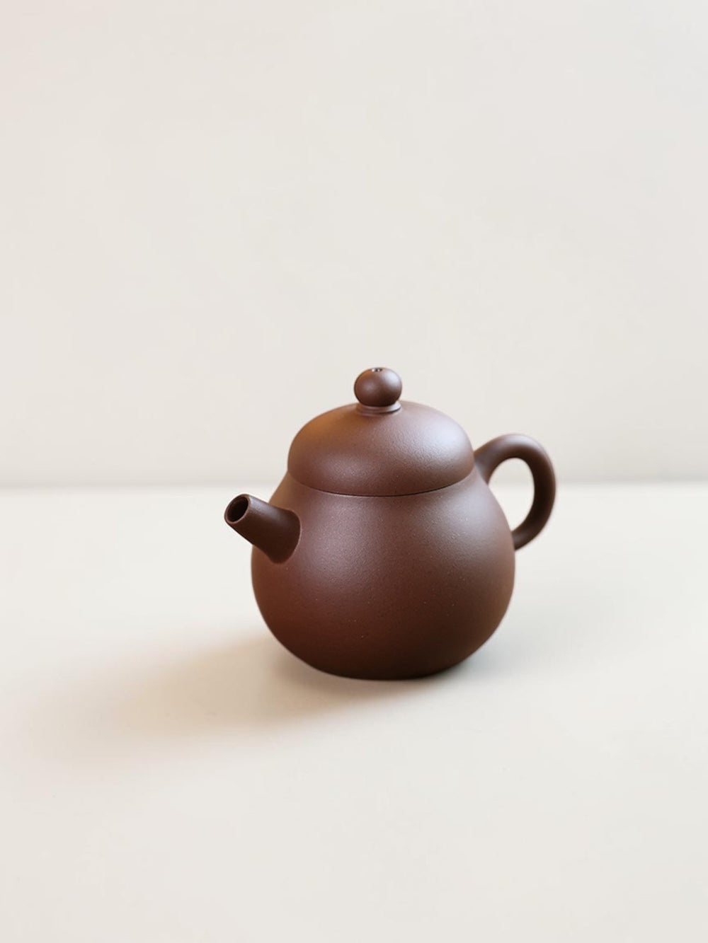 Yixing Zisha Teapot Pearl Top (Raw Purple Clay)-110ml Mini