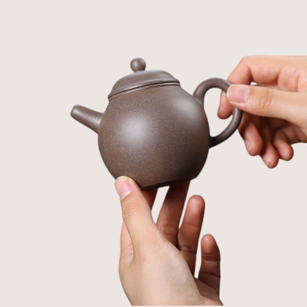 Yixing Zisha Teapot Olive Duan Clay-190ml