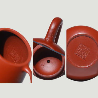 Yixing Zisha Teapot High Dragon Egg Red Clay-190ml