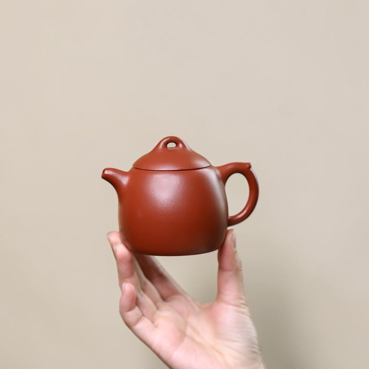Yixing Zisha Teapot Qin Quan Red Clay-200ml