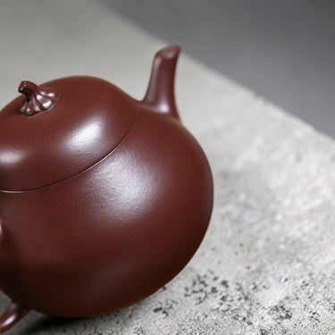 Yixing Zisha Teapot Eggplant (Red Clay) -150ml