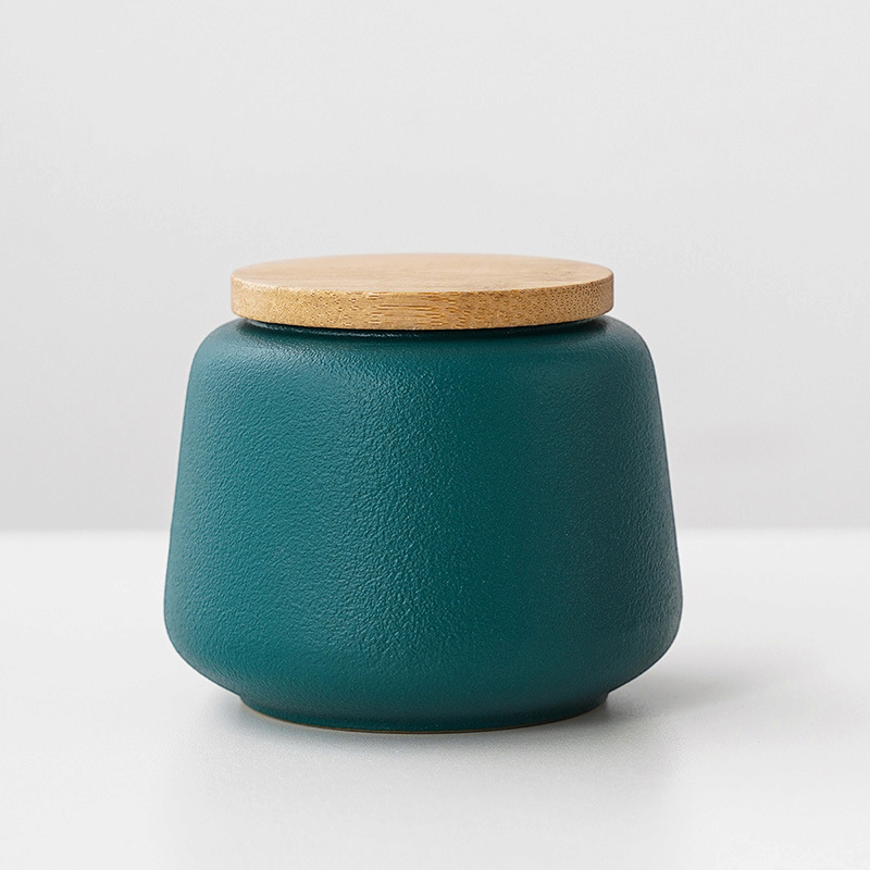 Tea canister with Bamboo Lid – 4 Colours