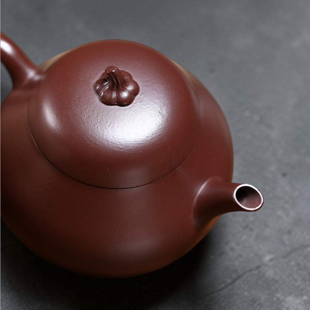 Yixing Zisha Teapot Eggplant (Red Clay) -150ml