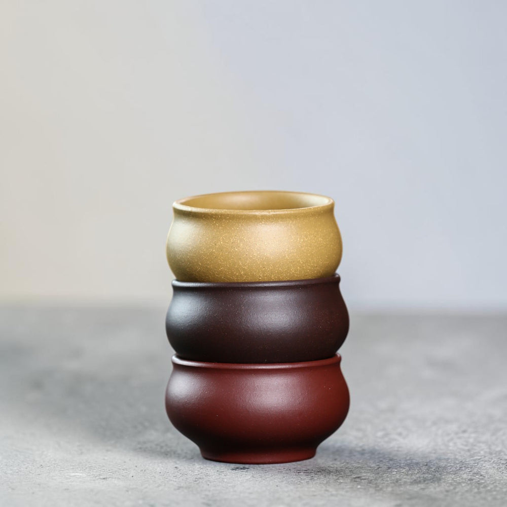 Gong Fu Zi Sha Tea Cup Hong Ni Red Clay