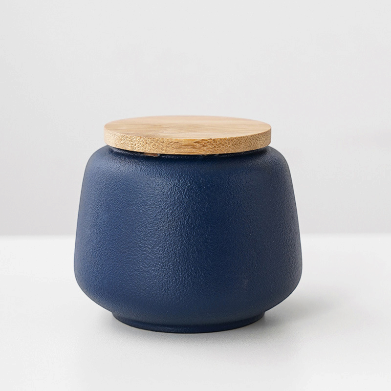 Tea canister with Bamboo Lid – 4 Colours
