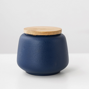 Tea canister with Bamboo Lid – 4 Colours