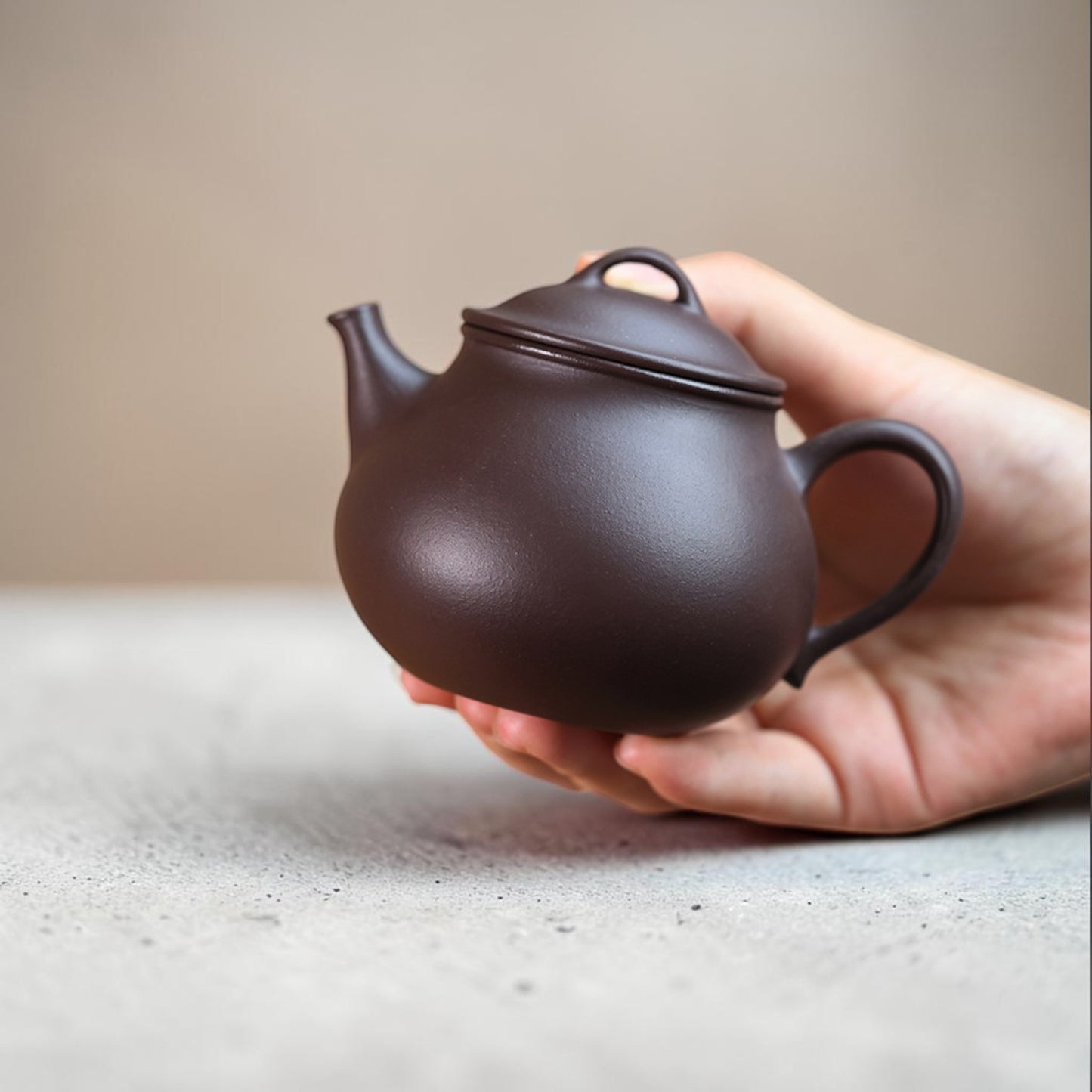 Yixing Zisha Teapot Sacred Gem -Purple Clay-160ml
