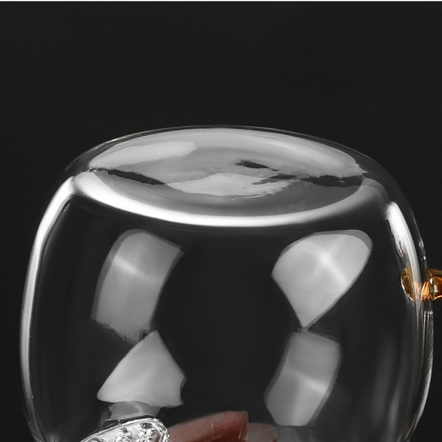 Glass Cha Hai (Fairness Cup) boil and serve-build in filter