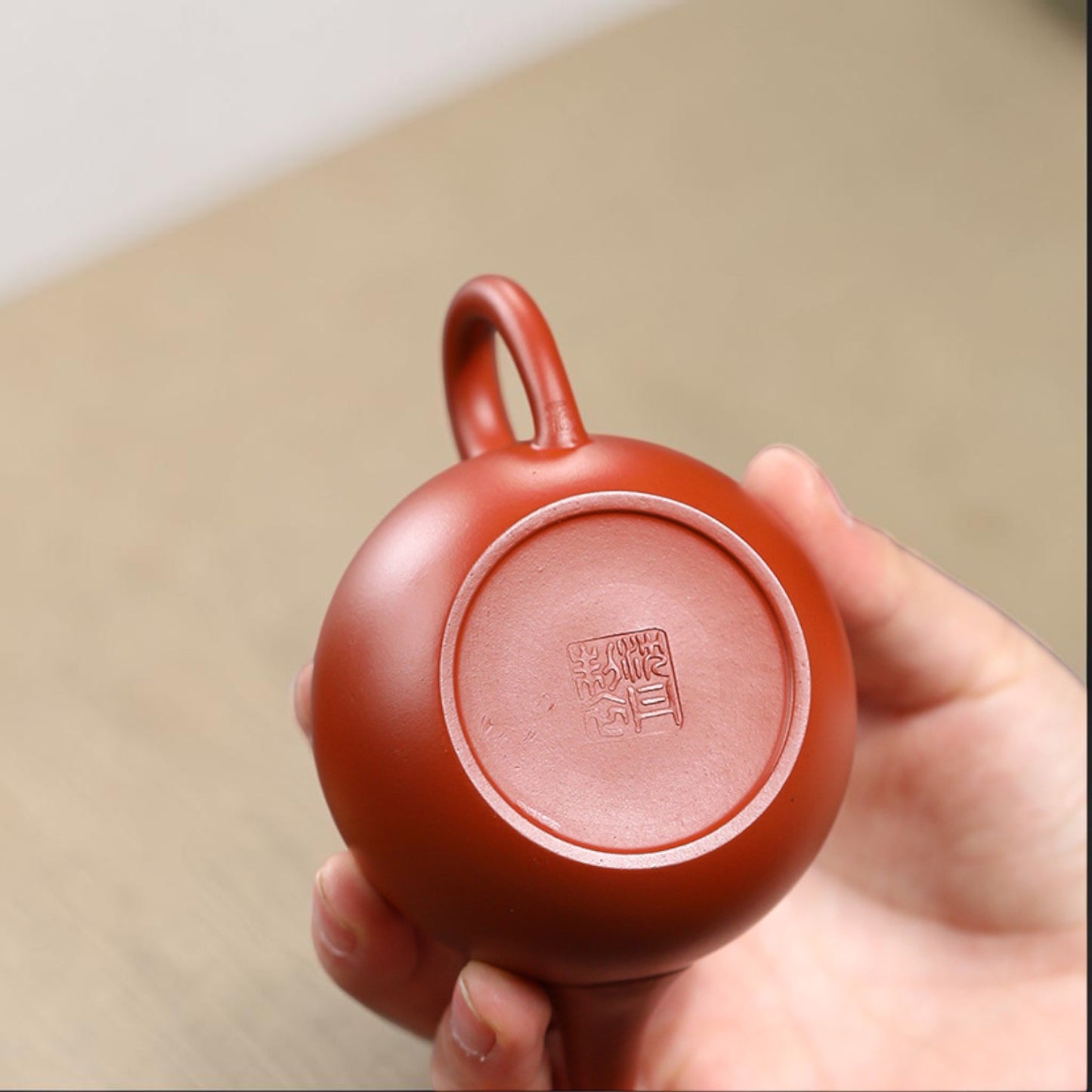 Yixing Zisha Teapot Pearl Red Clay-140ml