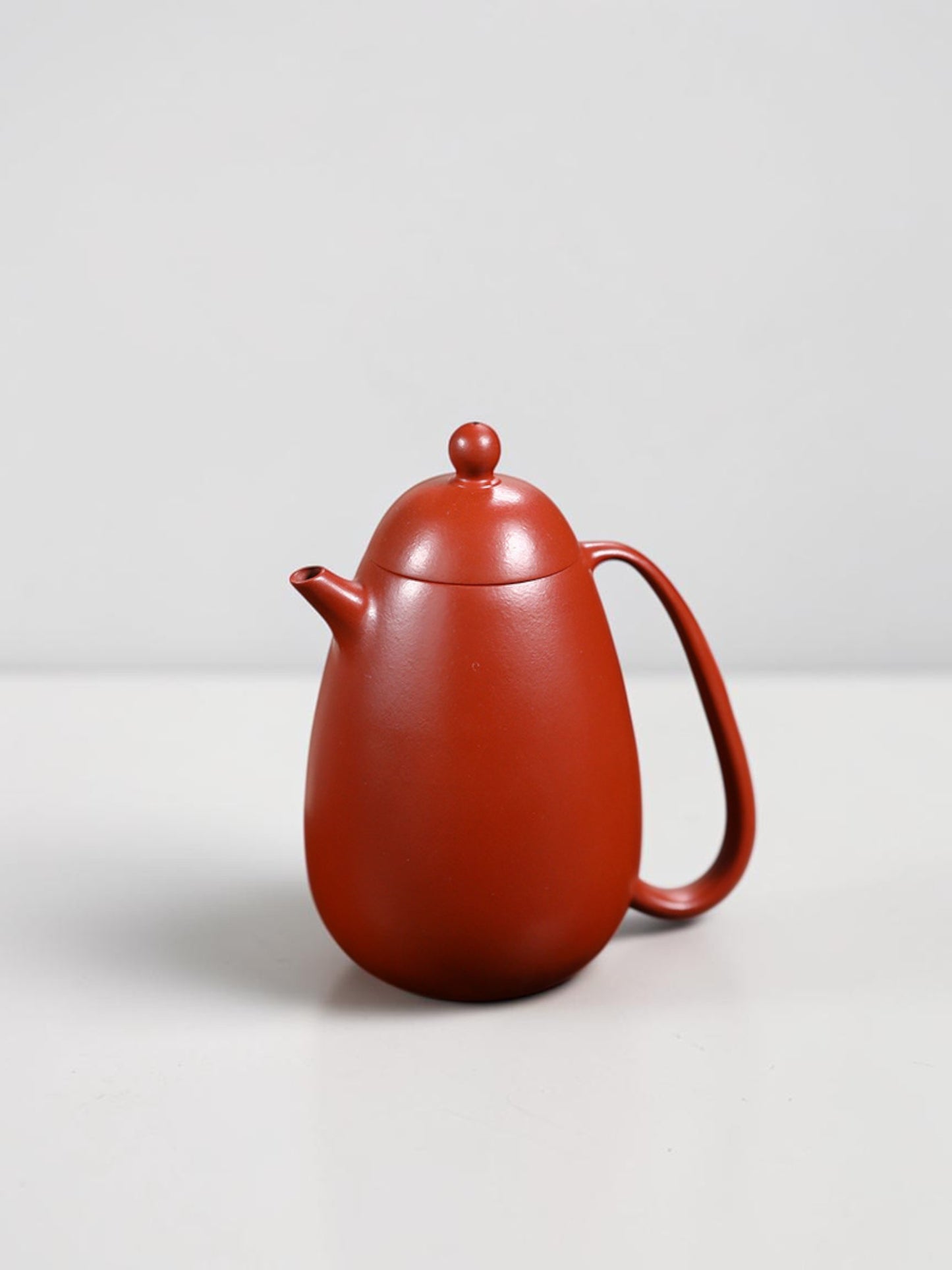 Yixing Zisha Teapot High Dragon Egg Red Clay-190ml