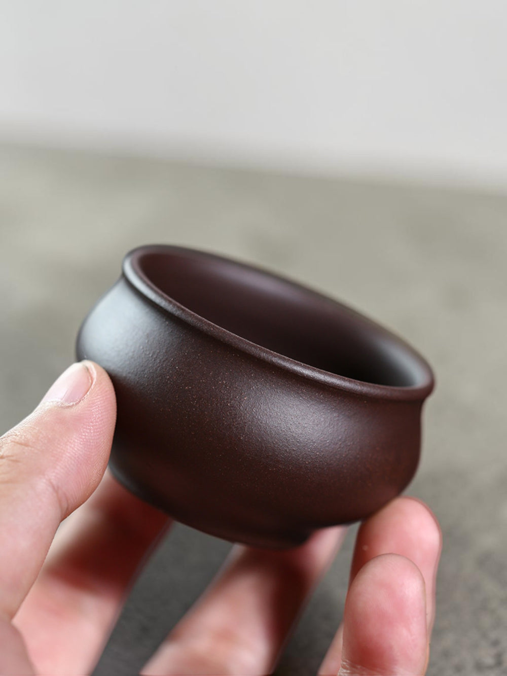 Gong Fu Zi Sha Tea Cup Zi Ni Purple Clay-40ml