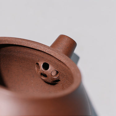 Yixing Zisha Teapot Eggplant (Raw Purple Clay)-110ml Mini