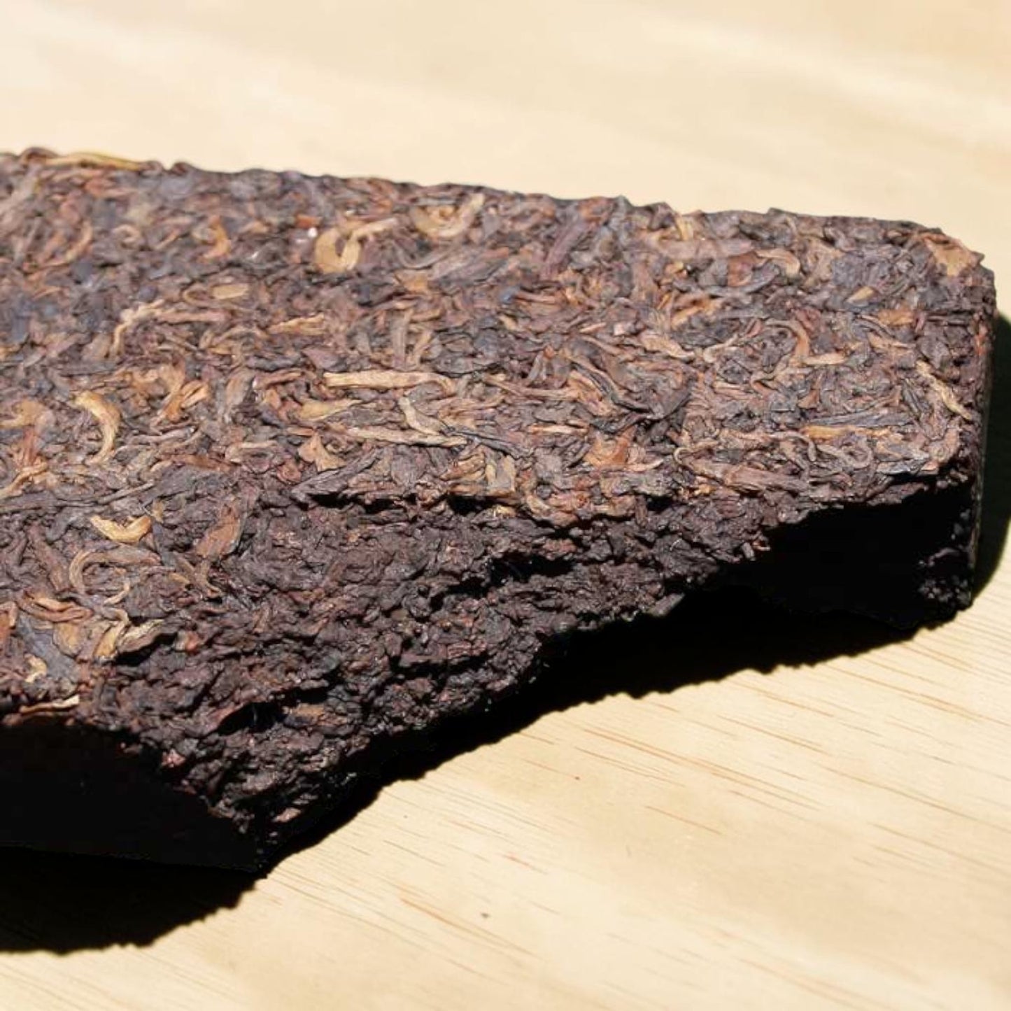 Pu-erh tea ripened brick golden tip-250g-2017