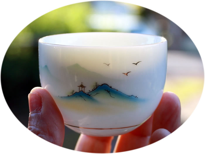 Gong Fu tea cup butter jade D