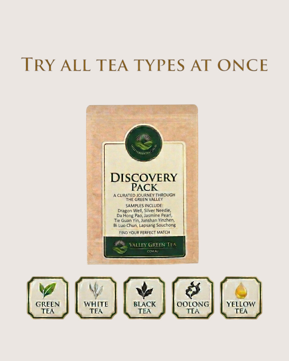 Discovery Pack- Try All Types of Tea At Once!