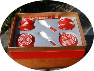 Chinese wedding tea set E