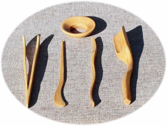 Cha Dao with ceramic holder C
