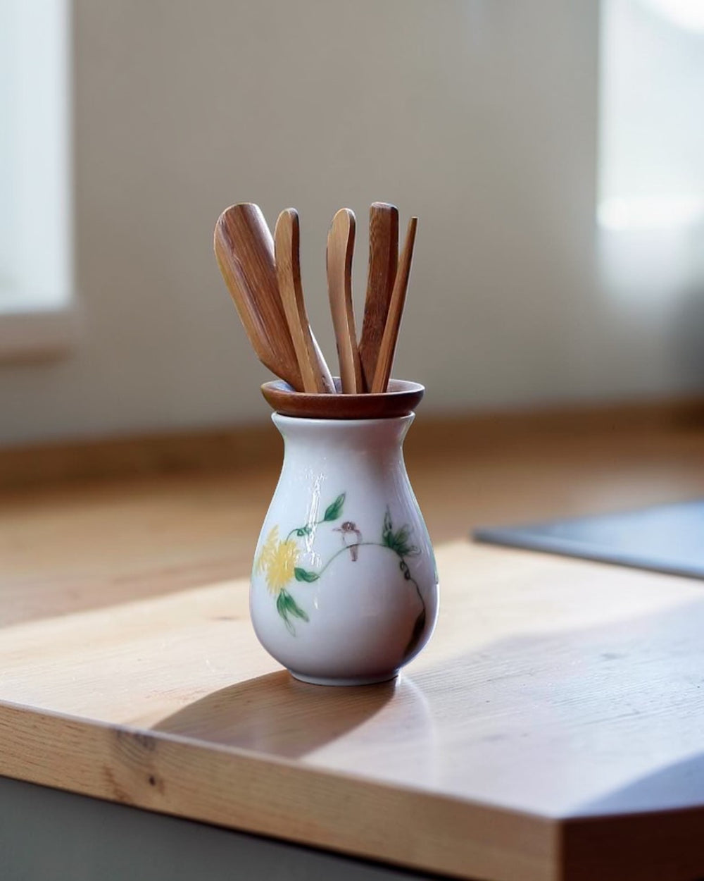 Cha Dao with ceramic holder D